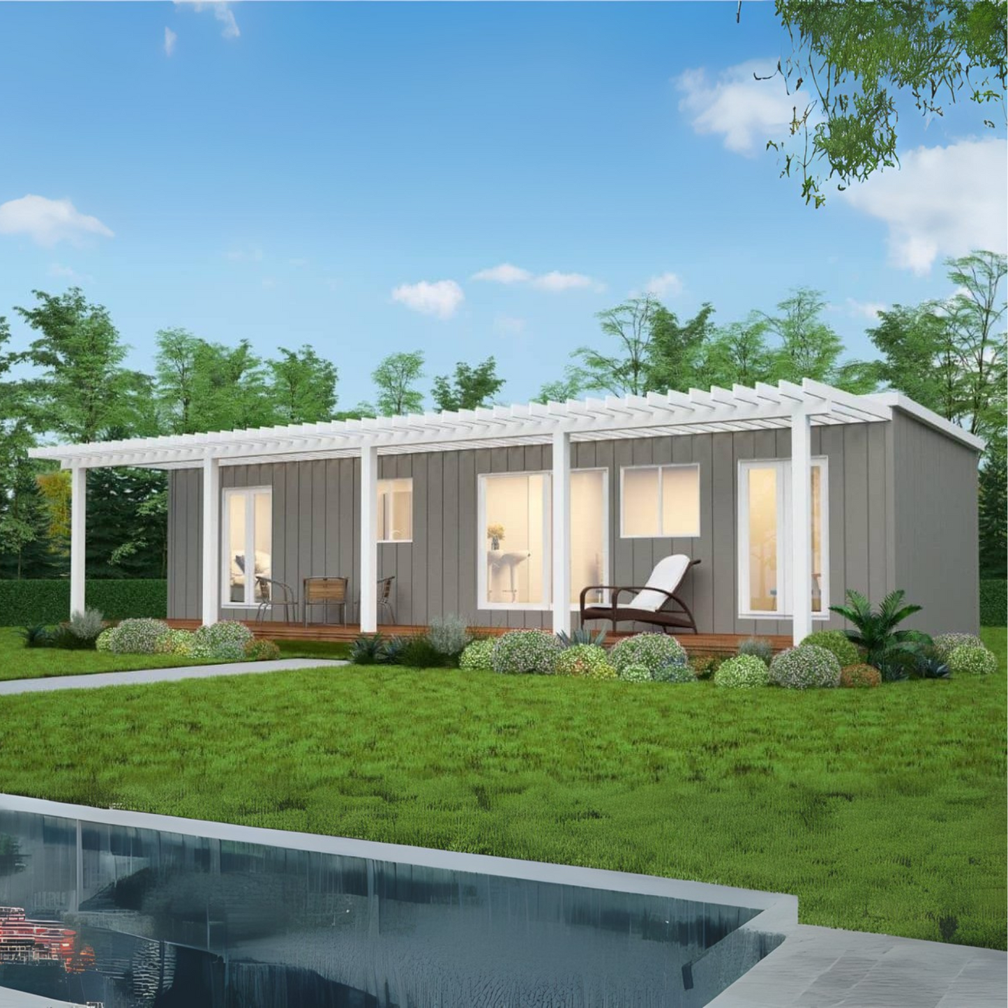 Large Tiny House - 12.6m x 3.9m