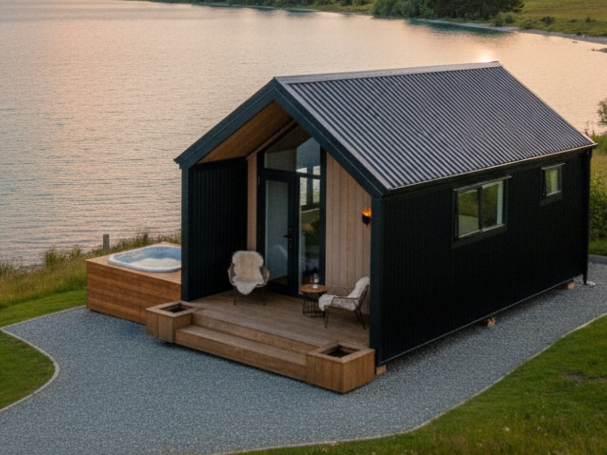 Luxury Studio Cabin – 3.6m x 7.6m – Tiny Home Base